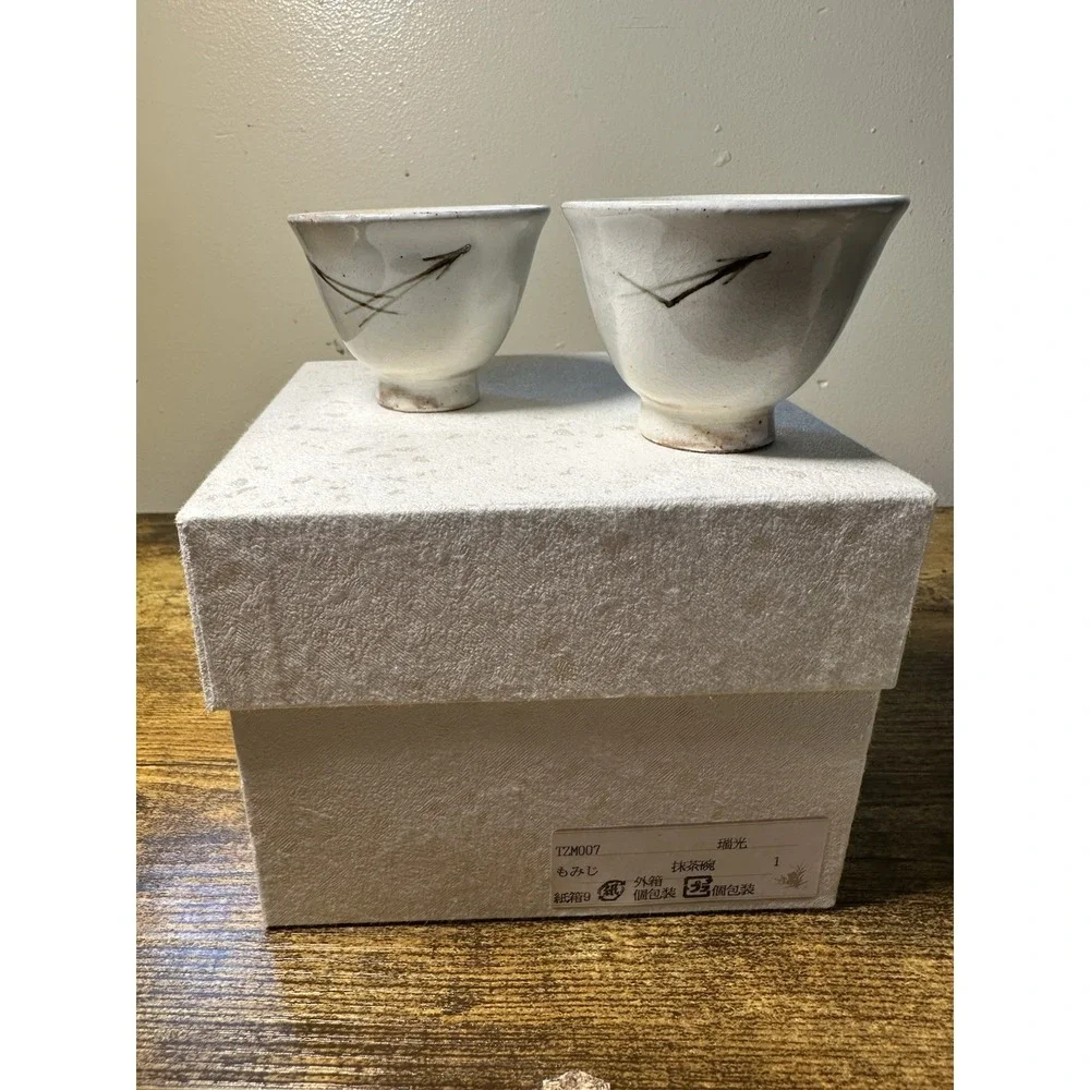Japanese Pottery Tea Cups - Picture 1 of 5